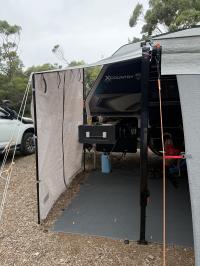 Photo by Laurie. Mar 2026 - Xtend Outdoors Mini BBQ Porch Kit - 1.5m Long / 2.17m Projection