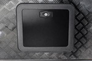 Photo by John From TAS. Mar 2026 - Freucamp Access Door 3 - Black / 295 x 347mm Cut-Out