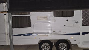 Photo by Elisabeth From SA. We have yet to fit the backing plate but, of course, it's still very functional. Mar 2026 - Caravan Picnic Table - LED - White - 800 x 445mm