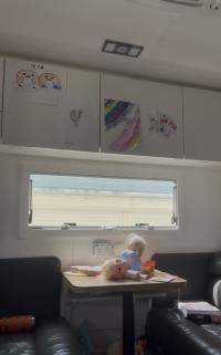 Photo by Elaine From QLD. Mar 2026 - Internal Frame with Blind & Flyscreen - Suits 1100 x 450mm Dometic Seitz S4 Dlux Windows