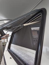 Photo by Ian From QLD. Mar 2026 - Window Strut Pair - Suits 450mm H x 1100mm W Sanjo Push-Out Windows