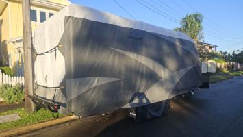 Photo by Mark From NSW. Mar 2026 - ADCO Olefin HD Caravan Cover - 6.12-6.73m (20-22ft)