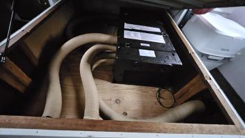 Photo by Tanya And Dane From NSW. Mar 2026 - Under-Bunk Air Conditioner Ducting Kit - 5m - White