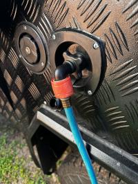 Photo by Robert From QLD. Mar 2026 - Click-On Hose Elbow Adaptor - Click-On x 3/4 inch Male NPT - Black PVC
