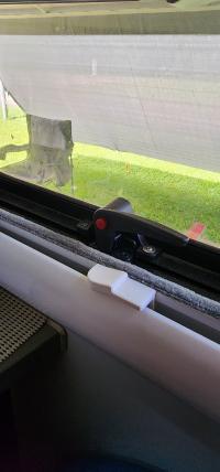 Photo by Deborah From QLD. Mar 2026 - Locking Catch & Striker Set - Black - Suits Odyssey Premium Windows