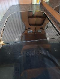 Photo by Danny From NSW. Apr 2026 - Glass Lid - Left-Hand - Suits Cramer 3-Burner Combi Stoves