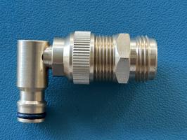 Photo by Kevin From WA. Apr 2026 - Brass Click-On Mains Water Inlet Elbow - 12mm Male Click-On x 3/4 inch Male NPT