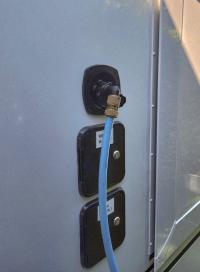 Photo by Garry From VIC. Apr 2026 - Click-On Hose Elbow Adaptor - Click-On x 3/4 inch Male NPT - Black PVC