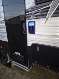 Photo by Michael From TAS. Apr 2026 - Coast Bargman-Style 12V LED Grab Handle - ABS / Black / 113 x 188mm Cut-Out