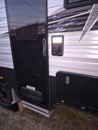Photo by Michael From TAS. Apr 2026 - Coast Bargman-Style 12V LED Grab Handle - ABS / Black / 113 x 188mm Cut-Out