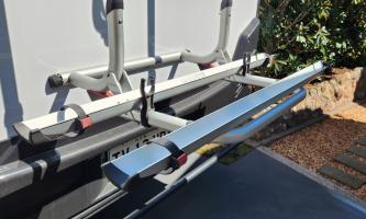 Photo by Michael From NSW. Apr 2026 - Fiamma Rail Plus Bike Carrier Rail - Anodised / 128cm / Black End Caps