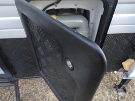Photo by Justin From QLD. Apr 2026 - Camec One-Key Barrel Adaptor Pair - Black - Suits Thetford Access & Cassette Doors