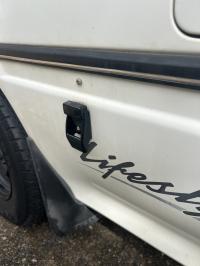 Photo by Marc From QLD. Apr 2026 - Plastic Wall Bracket Kit - Deep Black - Suits Fiamma Awning Legs