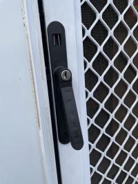 Photo by Sandra From SA. Apr 2026 - Camec 3-Point Main Door Lock - Right-Hand Hinge / Viewed from Outside / One-Key Compatible