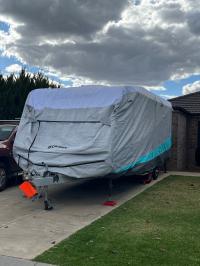 Photo by Maree From VIC. May 2026 - Camec Premium Caravan Cover - 6.6-7.3m (22-24ft)