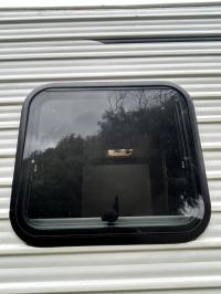 Photo by Brian From WA. May 2026 - Sanjo Push-Out Caravan Window with Blind - 900mm W x 900mm H