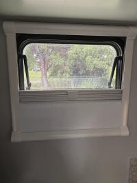 Photo by Brian From WA. May 2026 - Sanjo Push-Out Caravan Window with Blind - 900mm W x 900mm H