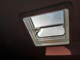 Photo by Robyn From NSW. May 2026 - Jensen Roof Hatch - White Lid / 355 x 355mm Cut-Out