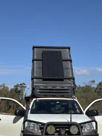 Photo by Mads From QLD. May 2026 - Sphere Twin-Cell Fixed Solar Panel - 210W - 1480 x 670mm - Black Frame