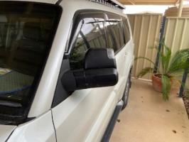 Photo by Stephen From SA. May 2026 - MSA 4X4 Towing Mirrors - Black, Electric, Indicators - Suits Mitsubishi Pajero NM / NS / NT / NW / NX 10/2001-2021 Vehicles