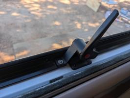 Photo by Daniel From NT. May 2026 - Locking Catch & Striker Set - Black - Suits Odyssey Premium Windows