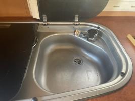 Photo by Michael From NSW. May 2026 - Fold-Down Mixer Tap - 160mm Reach / 1/2 inch Female BSP - Suits Dometic Cramer Sinks