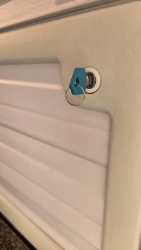 Photo by Paul From NSW. May 2026 - Camec One-Key Barrel Adaptor Pair - Suits Thetford Access & Cassette Doors