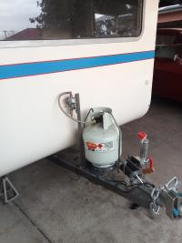 Photo by William From VIC. Jun 2026 - Bromic Two-Stage RV Gas Regulator Kit - LCC27 - Single Cylinder - 450mm Pigtail - 5/16 inch SAE Test Point