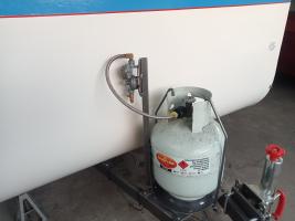 Photo by William From VIC. Jun 2026 - Bromic Two-Stage RV Gas Regulator Kit - LCC27 - Single Cylinder - 450mm Pigtail - 5/16 inch SAE Test Point
