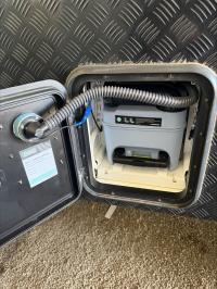 Photo by Ricky From VIC. Jun 2026 - SOG Type 3000A Door-Vented Toilet Ventilation Kit - Black - Suits Dometic CT3000 & CT4000 Cassette Toilets