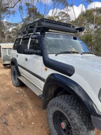 Photo by Leigh From SA. Jun 2026 - MSA 4X4 Towing Mirrors - Black, Electric - Suits Toyota LandCruiser 80 Series 10/1989-01/1998 Vehicles