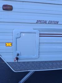 Photo by Michael From QLD. Jun 2026 - Lock Mechanism Kit - White - Suits Thetford Service Doors 3, 4 & 5