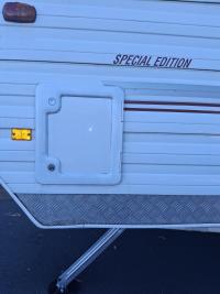 Photo by Michael From QLD. Jun 2026 - Lock Mechanism Kit - White - Suits Thetford Service Doors 3, 4 & 5