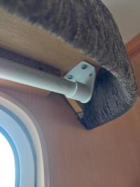 Photo by Casey From SA. Jun 2026 - Curtain Rod Holder / Muslin Bracket - White