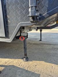 Photo by Neil From SA. Jul 2026 - AL-KO Drop-Down Stabiliser Leg - Black / 740mm