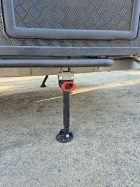 Photo by Neil From SA. Jul 2026 - AL-KO Drop-Down Stabiliser Leg - Black / 740mm