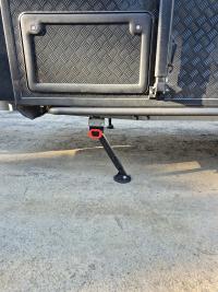 Photo by Neil From SA. Jul 2026 - AL-KO Drop-Down Stabiliser Leg - Black / 740mm