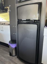Photo by Michael From NSW. Jul 2026 - Door Panel Trim Retainer - Top / Bottom, Black, 1 Only - Suits Thetford N3185 AU/NZ Fridges