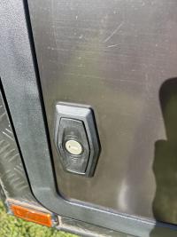 Photo by Peter From NSW. Jul 2026 - Lock Handle with Barrel & 2 Keys - Black - Suits Freucamp & Sanjo Access / Service / Luggage Doors
