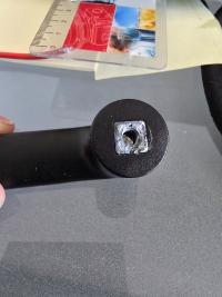 Photo by John From QLD. Jul 2026 - Aussie Traveller DC Caravan Door - 2 Radius Corners - 1540 x 622mm - Right-Hand Hinge - Black