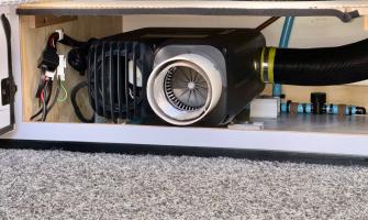 Photo by Tony From TAS. Jul 2026 - Truma VarioHeat Eco Gas Air Heater Kit - 2.8kW - Single Outlet - Cream Cowl