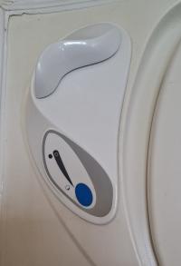 Photo by Garry From QLD. Jul 2026 - Blade Mechanism Handle - White - Suits Thetford C400 Cassette Toilets
