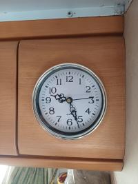 Photo by Gerald From SA. Aug 2026 - Recessed Wall Clock - 100mm - Silver / White