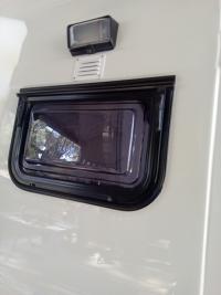 Photo by Anthony From QLD. Aug 2026 - Aussie Traveller Single-Hopper Wind-Out Window - Black Frame - 280mm H x 457mm W