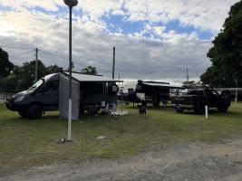 Photo by Frank From NSW. Aug 2026 - Fiamma F45s Wall-Mount Awning - 3m - Deep Black Case / Royal Grey Fabric - 2.5m Projection