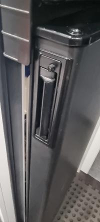 Photo by Steve From VIC. Aug 2026 - Fridge Door Lock Handle Set - Right-Hinged - Suits Thetford T1274 Fridges