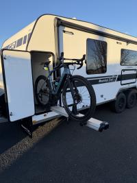 Photo by Christopher. Aug 2026 - Thule VeloSlide Standard Garage-Mount E-Bike Rack - 2 Bikes / 70kg