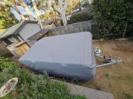 Photo by David From VIC. Aug 2026 - Camec Camper Trailer Cover - 3-3.7m (10-12ft)