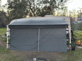 Photo by Shane From VIC. Aug 2026 - Dometic 8700 Awning Fabric & Roller Assembly - 16ft - Polar White