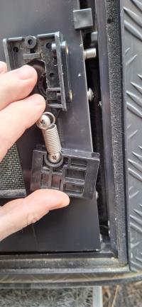 Photo by Steve From NSW. Aug 2026 - Outer Door Catch Mechanism - Right-Hand - Suits Milenco Columbia Doors